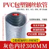 Manguera Flexible de PVC con Alambre de Acero, Tubería de Ventilación de Plástico, Manguera de Extracción de Polvo para Carpintería, Conducto de Aire Industrial Antihielo y Resistente a la Corrosión, Manguera Corrugada