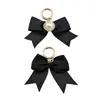 Accesorios para Bolsas Más Vendidos Accesorios de Colgante de Lazo Negro Colgante de Lazo de Perla Estilo Japonés para Bricolaje