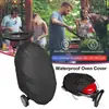 Tela Oxford 210D Impermeable para Exteriores Cubierta para Horno Barbacoa Weber Serie Weber Q2000 Q200 Cubierta para Horno Portátil