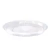 Pratos Descartáveis Pratos de Jantar de Plástico Pratos Transparentes Utensílios de Mesa para Piquenique Bolo Comercial Frutas Vermelhas Comida de Aniversário Grau Alimentício