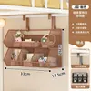 Cesta de almacenamiento de pared multicapa para dormitorios, residencias estudiantiles y apartamentos de estudiantes, con gran capacidad y sin necesidad de taladrar