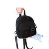 Mini Mochila Vintage de Terciopelo a Rayas Bolso para Mujer Mochila Escolar para Estudiante Linda Mochila Pequeña Casual Texturizada a Rayas Multicolor