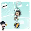 Llavero de Acrílico de Voleibol Hecho por Fans Junior Dibujo Animado Anime Periférico Lindo Colgante Accesorio