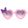 Nuevas gafas de sol infantiles con montura linda en forma de corazón europea y americana, protección UV, gafas de sol infantiles retro de moda