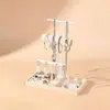 Estante de Almacenamiento Multifuncional para Joyería Estante de Almacenamiento para Joyería en Forma de T Estante de Exhibición para Joyería de Anillos y Pulseras Estante de Almacenamiento Multiusos