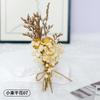 Buquê Mini de Flor Seca Decoração Presente DIY Casamento Doce Lembrancinha Acessórios Flor Feita à Mão Casamento Buquê Pequeno Flor Artificial