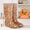 Sapatos Aquáticos, Galochas, Galochas de Cano Alto para Adultas, Botas Aquáticas, Forradas com Lã, Quentes, Modernas, Antiderrapantes, Sapatos de Trabalho Impermeáveis, Botas Longas com Algodão Adicional