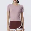 Amazon Transfronterizo Personalidad Moda Sexy Manga Corta para Mujer Ropa Deportiva para Correr Fitness Entrenamiento Moda Ropa Deportiva