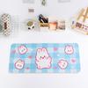 Ins desenhos animados grande impermeável urso pequeno coelho mesa tapete mouse pad estudante dormitório desktop mat bonito coração da menina