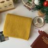 Bufanda de Punto Retro de Color Sólido para Año Nuevo y Navidad para Mujer, Estilo Coreano de Invierno, Cálido Abrigador Atmosférico de Otoño e Invierno, Calentador de Cuello para Pareja