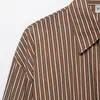 Camisa Holgada de Popelina Rayada Versátil Elegante para Mujer Estilo Europeo y Americano 2026 Nueva Moda al por Mayor 7730256