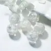 Pingente Glaciar Pó Dourado Contas de Flor Contas Redondas Contas com Furo Reto Pulseira de Resina Material para Joias DIY Acessórios