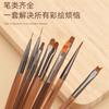Pluma de uñas japonesa, pincel, pluma de barrido, pluma de construcción, varilla semitransparente, pluma de línea pintada para fototerapia, pluma con degradado, venta directa de fábrica