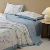 Conjunto de Quatro Peças de Colcha de Seda Gelada de Luxo para Verão 2026 Novo Modelo Quilt com Sensação Refrescante para Quarto com Ar Condicionado Colcha Fina Colcha de Verão Lavável à Máquina