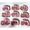 Corte Original de Bife Vermelho Australiano Grau e Carne do Olho do Bife Fábrica 203 Bife Alimentado com Grãos Integrais Bife Flocado Olho da Carne Estilo Ocidental