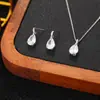 Conjunto de Brincos e Colar Weidni de Luxo Acessível, High-End, Elegante, Moderno e Versátil, Atacado para Mulheres
