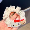 Nuevos Estilos Lindos y Dulces Gomas para el Cabello de Dibujos Animados para Niñas, con Diseño de Gato Usando Gafas, Bandas Elásticas para el Cabello para Parejas