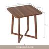 [sistema] Mesa de negociação nórdica e conjunto de cadeiras recepção de lazer moderno simples loja de chá de leite mesa redonda retangular pequena