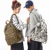 Mochila Transfronteriza Nueva de Moda Genial con Estampado de Leopardo Camuflaje, Mochila Casual Unisex, Bolso Personalizado para Estudiante Universitario de Campus
