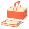 Cesta Plegable Regalo Décimo Cumpleaños Caja Vacía Empaque Guardería Infantil Caja de Regalo de Mano con Forma de Estrella