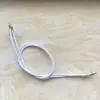 Fivela de Ferro de 2mm Corda Elástica para Máscara Corda Elástica Corda Elástica Fivela de Metal Cordão com Gancho Bolsa para Arquivos Corda para Encadernação de Livros de Folhas Soltas