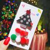 Adorno Navideño para la Cabeza Lindo Clip para el Cabello Navidad Hecho a Mano Flequillo Clip para Cabello Roto Celebrado en Internet Clip para el Cabello de Astas Femenino