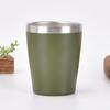 Taza Termo Simple de Acero Inoxidable 304, Conveniente Taza de Leche de Hielo al Vacío de Doble Pared para Coche, 9oz Venta al por Mayor