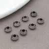 Ábaco de Acero Inoxidable Cuentas de Platillo Volador Cuentas Curvas Cuentas Espaciadoras Chapadas en Oro al Vacío Cuentas de Posicionamiento Pulsera DIY Collar Accesorios de Joyería
