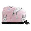 AliExpress Gorro Quirúrgico de Algodón Estampado Ajustable para Mujeres con Cabello Largo Bolsa para el Cabello Dentista Clínica Dental Gorro Opaco Hombres