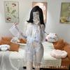 Encantador Chu [Outlet de Fábrica] Pijama Sexy para Mujer Verano Ropa para el Hogar Seda de Hielo Deseo Puro Lujo Ligero Avanzado Estilo Perezoso