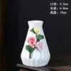Textura de porcelana de hueso Porcelana blanca de Dehua Flores pellizcadas hechas a mano Entrada de la sala Gabinete de vinos Gabinete de TV Uso diario en el hogar Plantas verdes Arreglo floral