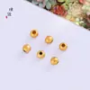 Forte retenção de cor versão fosca contas de ouro antigo pulseira diy acessórios soltas pulseira de contas com contas de transferência de contas