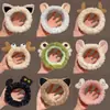 Diadema de Peluche con Calavera Alta de Dibujos Animados Hace que la Cara Parezca Más Pequeña Lazo para el Cabello Nueva Temporada Otoño/Invierno 2026 Accesorios para el Cabello de Mujer Estilo Coreano Diadema Versátil