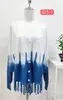 Conjunto Informal de Sudadera Gruesa y Pantalón de Chándal Azul Tie-Dye Hecho a Mano, Original, 100% Vegetal, Isatis Indigofolia, Moderno y Casual