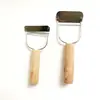 Directo de fábrica mango grande de madera melón cepillado cuchillo de fruta cuchillo pelador pelador acero inoxidable melón cepilladora rallador