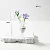 Buquê de Rosa Esmaltada Zibo Mini Arranjo de Flores Artificiais de Vidro Decoração de Mesa Artesanato Presente de Dia dos Namorados