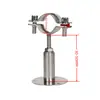 Braçadeira de tubo ajustável de aço inoxidável 304 com suporte de tubo telescópico para chassi braçadeira de tubo código de tubo braçadeira de tubo suporte de tubo braçadeira de tubo