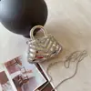 Bolsa de Noche Versátil para Mujer con Brillo Acrílico Original y Pedrería Transfronteriza 26 Nueva Moda Bolso de Hombro Único para Niños