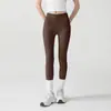 Leggings de Cintura Alta Justos para Mulheres, Roupa de Treino de Corrida de Outono para Fitness, Calças de Yoga para Usar por Cima, Calças Esportivas de Secagem Rápida que Levantam o Bumbum