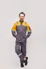 Ropa de trabajo reflectante de una pieza en tres colores, opciones multicolor, transpirable, resistente al desgaste, para sitios de construcción, talleres, operaciones de ingeniería, ropa de trabajo de protección laboral