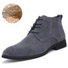 Transfronteiriço 2021 Novas botas masculinas da moda Sapatos masculinos britânicos Botas de couro pontiagudas Botas casuais coreanas Botas Martin masculinas de tamanho grande