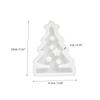 Kit de Manualidades para Temporizador Navideño de Resina Epoxi Adornos de Escritorio Estrella de Cinco Puntas Casa Molde de Silicona para Cemento y Yeso