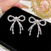 Pendientes de Moda de Aguja de Plata 925 con Cubos de Perla de Venta Caliente Pendientes Dulces de Nicho de Gama Alta Pendientes de Diseño Exquisito