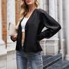Traje de otoño sexy de comercio exterior para mujer, ropa de moda europea y americana, color sólido, traje pequeño de un botón, chaqueta corta de negocios