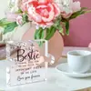 Adornos Acrílicos Transfronterizos de Pie Artesanías Personalizadas Mesa Día de la Madre Día del Padre Halloween Navidad Regalos