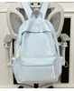 Mochila Cruzada Simple Nueva para Estudiantes de Secundaria y Preparatoria, Gran Capacidad, Color Sólido, Dropshipping, Mochila Casual de Viaje