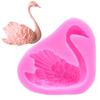 Molde de Silicone Cisne Fondant Chocolate Decoração de Bolo Molde de Assar