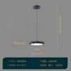 Lustre de Restaurante Nórdico Iluminação Minimalista Luxo Atmosférico Celebridade da Internet Luminária de Mesa para Bar Nova Placa Longa Simples Personalizada para Mesa de Jantar Doméstica