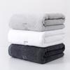 Toalha de Banho de Algodão Puro para Hotel e B&B, Envoltório de Banho Simples Preto e Branco Extra Grosso, Toalha de Banho Grande Absorvente Bordada Atacado