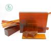 Tubo Marrom de Polissulfona Haste Âmbar Processamento Personalizado Haste Pei Folha Plástica Translúcida de PSU Resistente ao Calor Antiestático